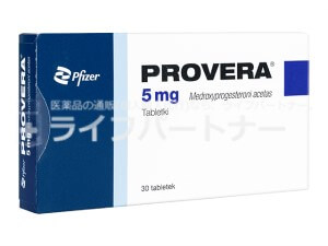 プロベラ（生理周期の改善） 5mg 30 錠